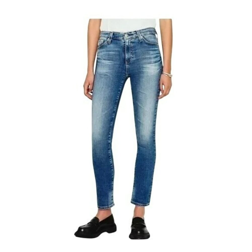 Madewell Perfect Vintage Jeans Womens 25 Blue Denim High-Rise Straight Leg